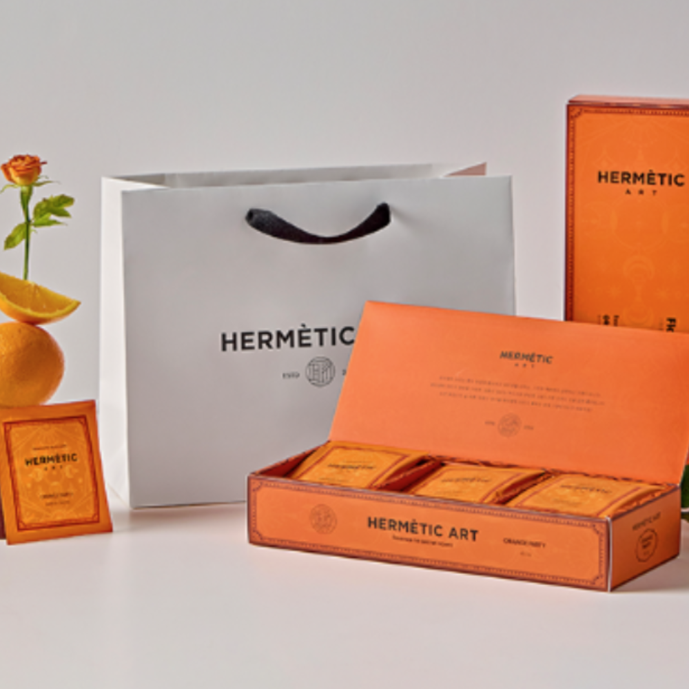 Hermètic Art Orange party TEA BAGS