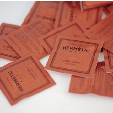 Hermètic Art Orange party TEA BAGS