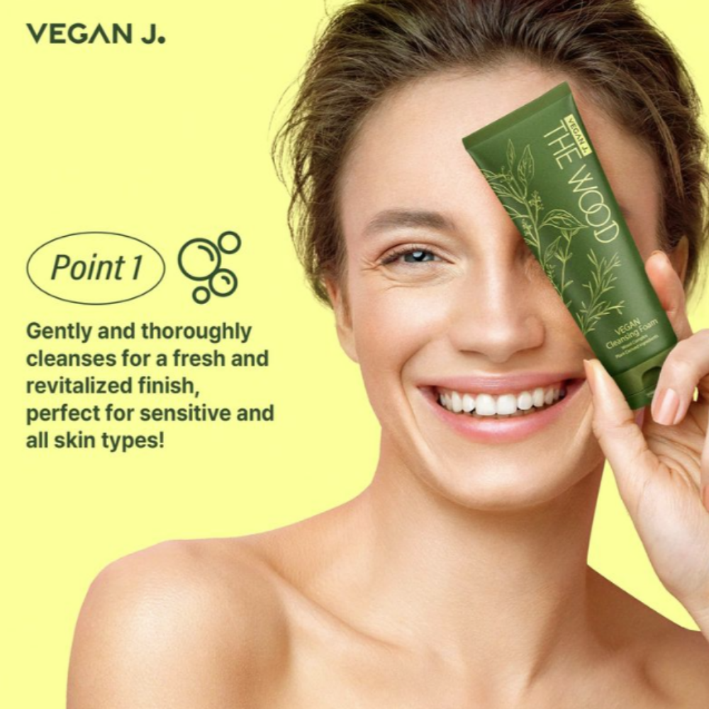 Vegan J The Wood Vegan Cleansing Foam