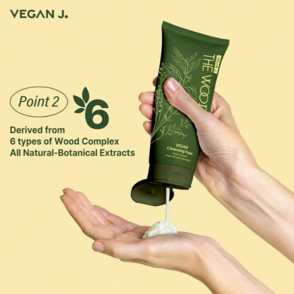 Vegan J The Wood Vegan Cleansing Foam