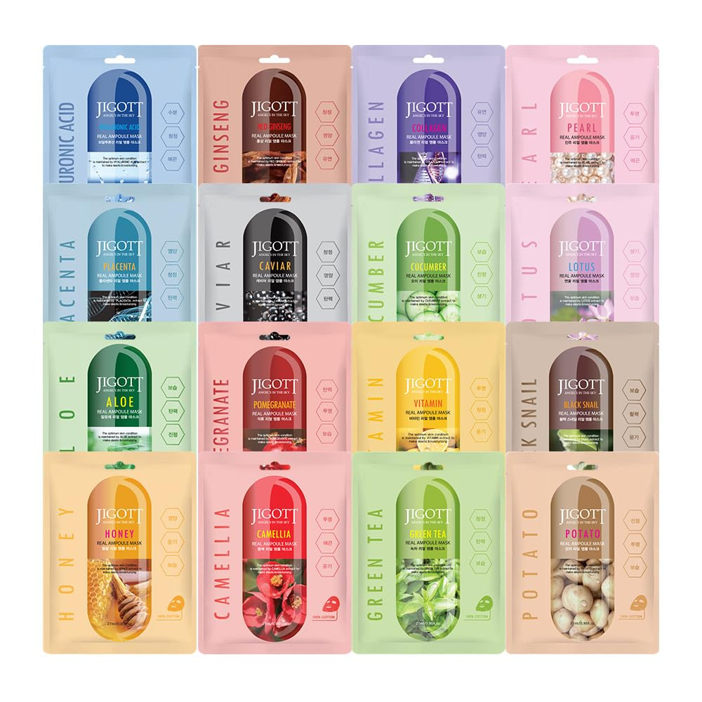 JIGOTT Real Ampoule Mask ALOE