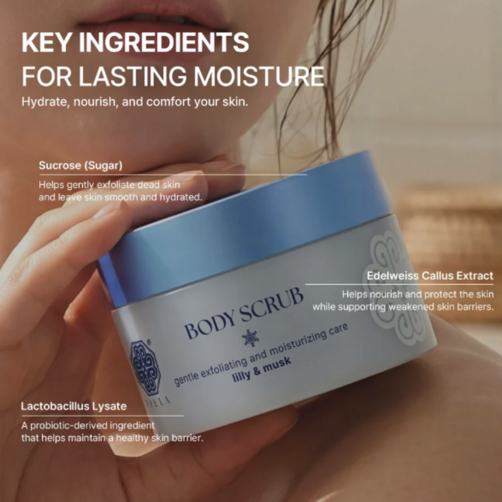 Tiela Perfume Therapy Body Scrub 250g Lily & Musk