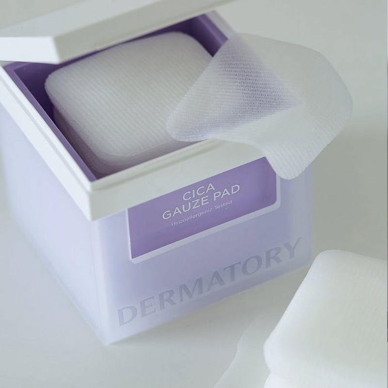 DERMATORY HYPOALLERGENIC CICA GAUZE PAD