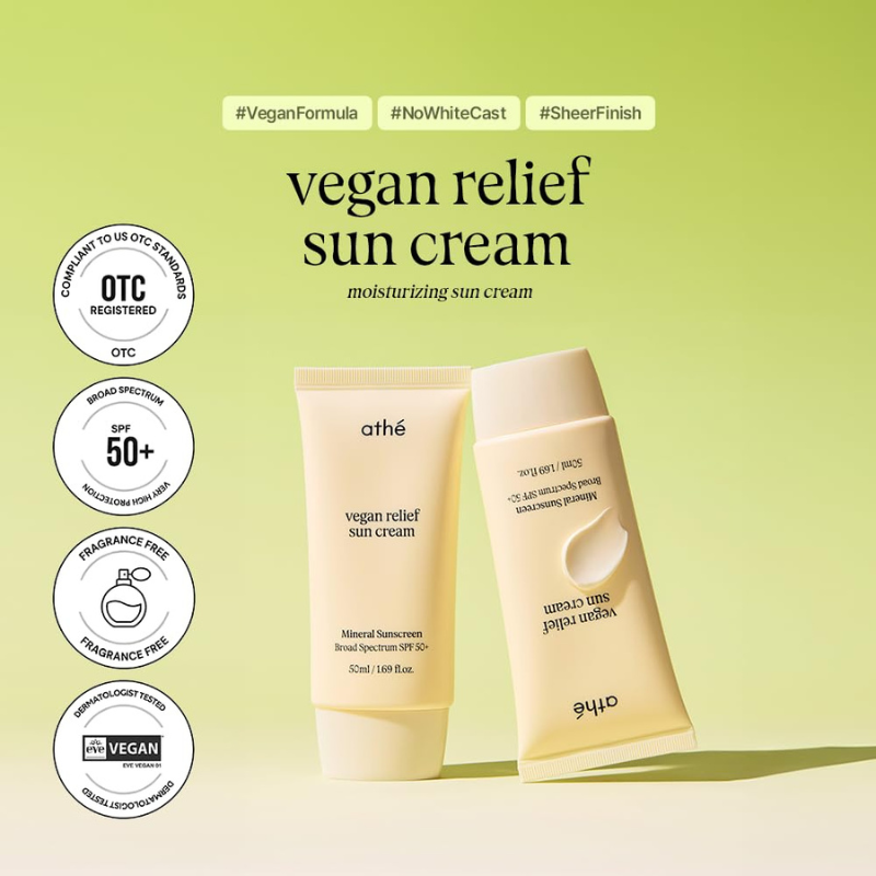 Athé Vegan Relief Sun Cream SPF 50+