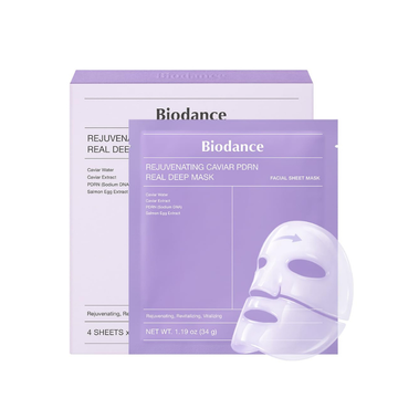 BIODANCE REJUVENATING CAVIAR PDRN REAL DEEP MASK 4PK