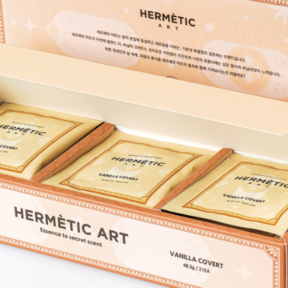 HERMETIC ART 21 Tea Bags VANILLA COVERT