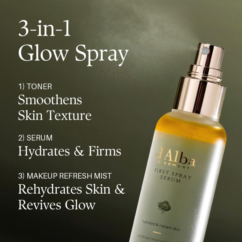 d'Alba White truffle First Spray Serum 100ml (vegan)T