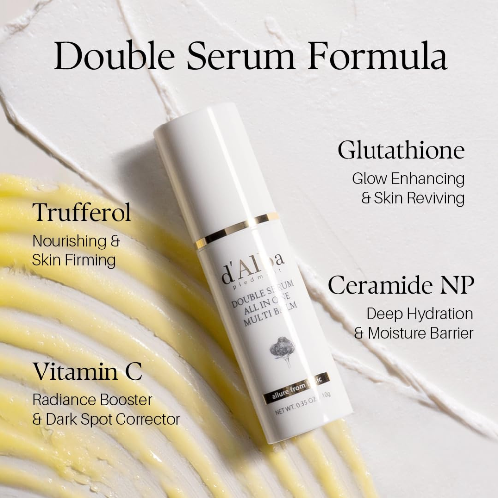 d'alba Piedmont White Truffle Double Serum All-in-one Multi Balm (0.35 oz)T